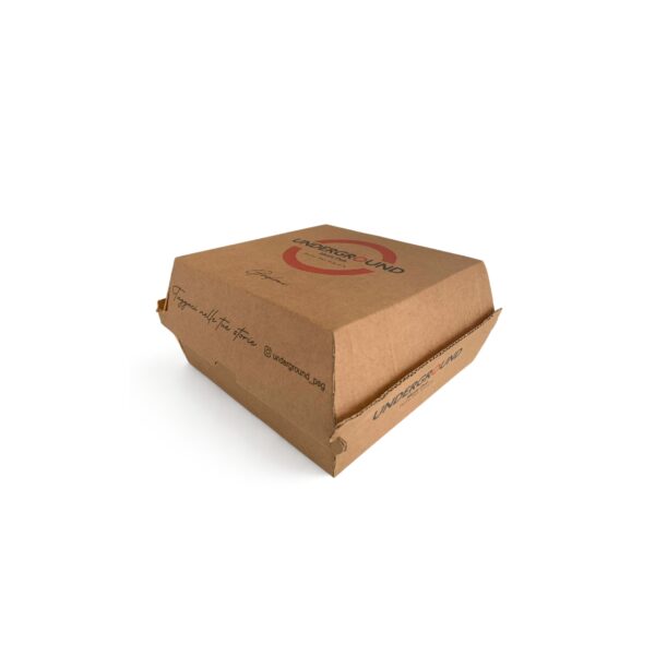 Scatola per Hamburger Gourmet avana